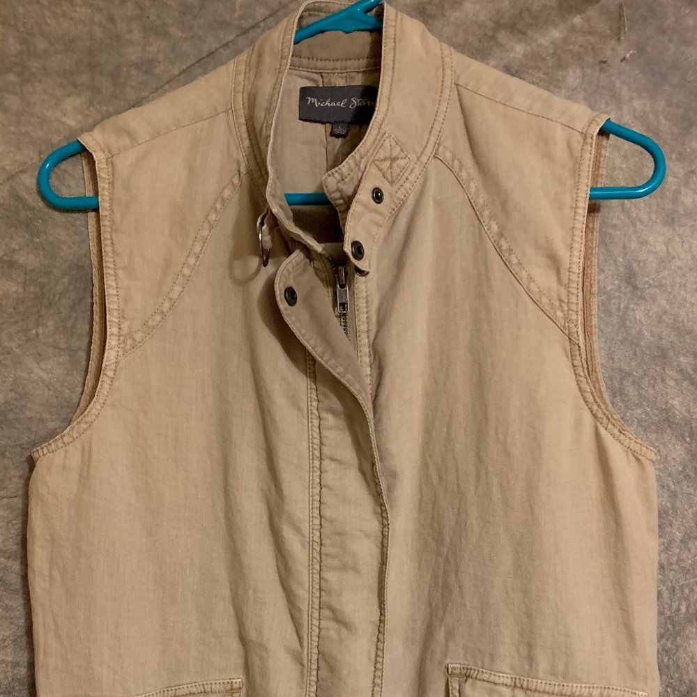 Tan vest